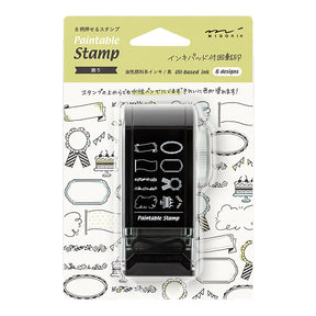 Midori Paintable Rotating Stamp - Dial Decorative Pattern