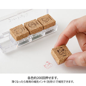 Midori Yurulog Stamp - Cat