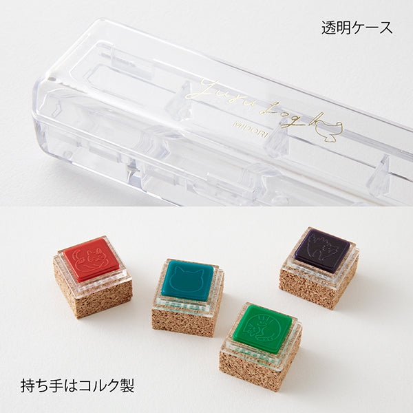 Midori Yurulog Stamp - Cat