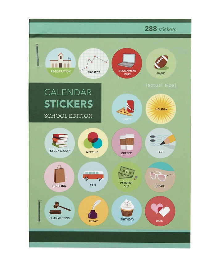Girl of ALL WORK - Calendar Stickers - School Edition