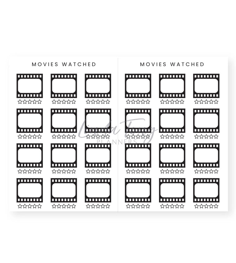 Linda Tong Planners - Tv + Movie Journal Pink
