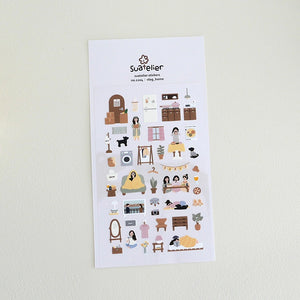 Suatelier Design - Sticker Sheet - Vlog Home