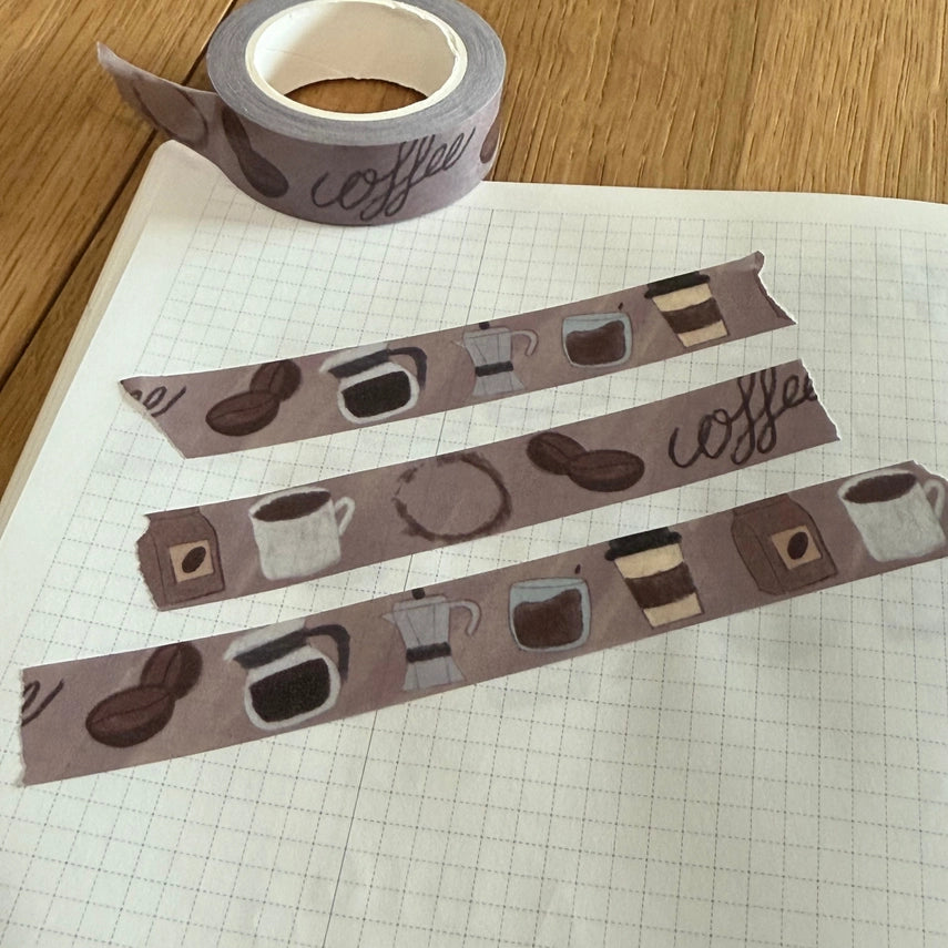 StickersByZach - Washi Tape - Coffee Lovers
