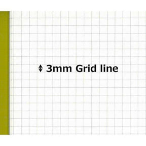 Kokuyo Me Field Notebook 3mm Grid - Blue