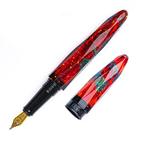 BENU Briolette - Ruby Forest Fountain Pen