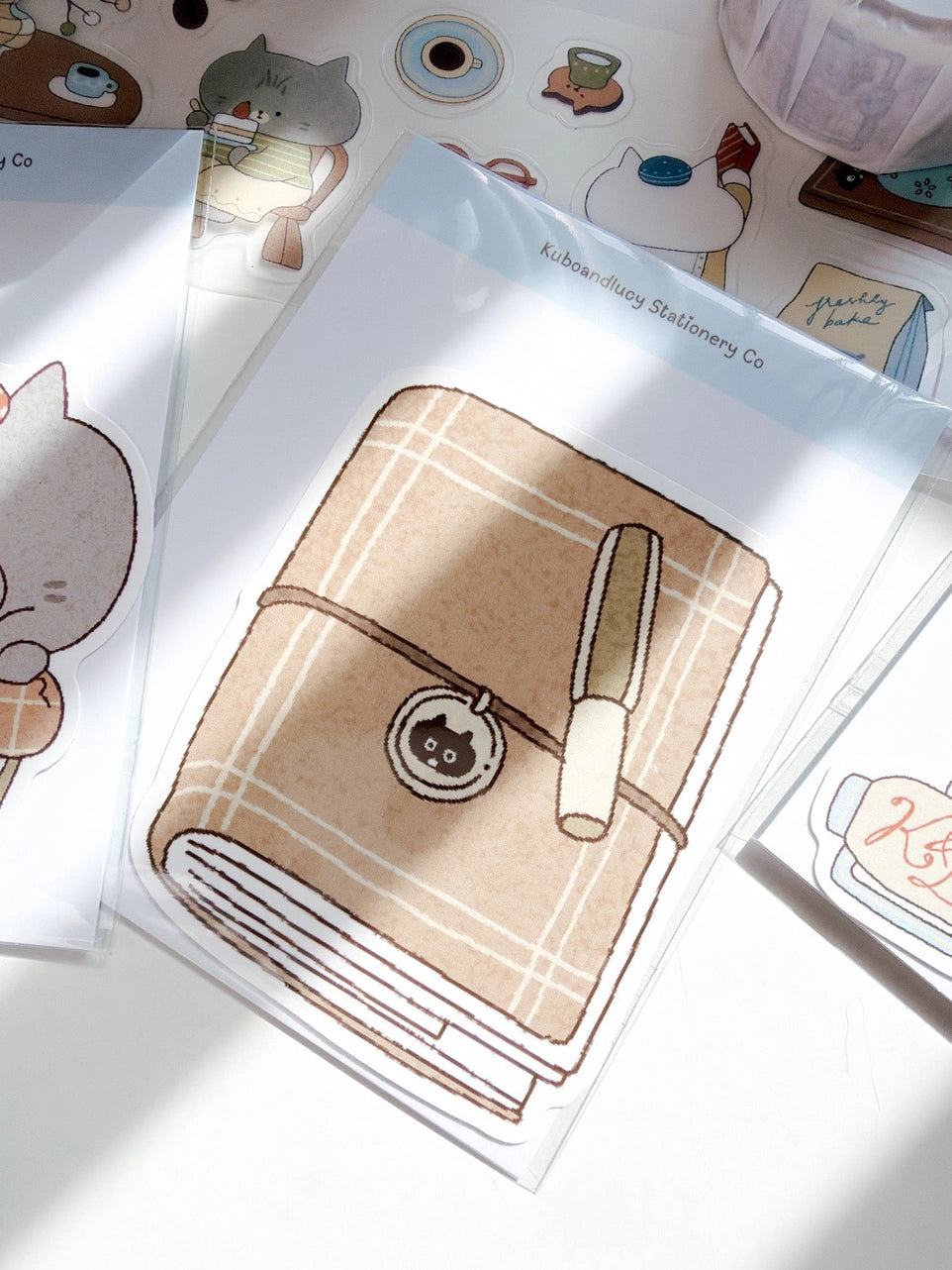 Kuboandlucy Stationery Co. x Idiot Sandwich - Journal Vinyl Sticker