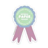 The Paper + Craft Pantry Vinyl Sticker - Official Paper Person