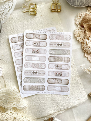 Leelajournals Sticker Sheet - Bandaids