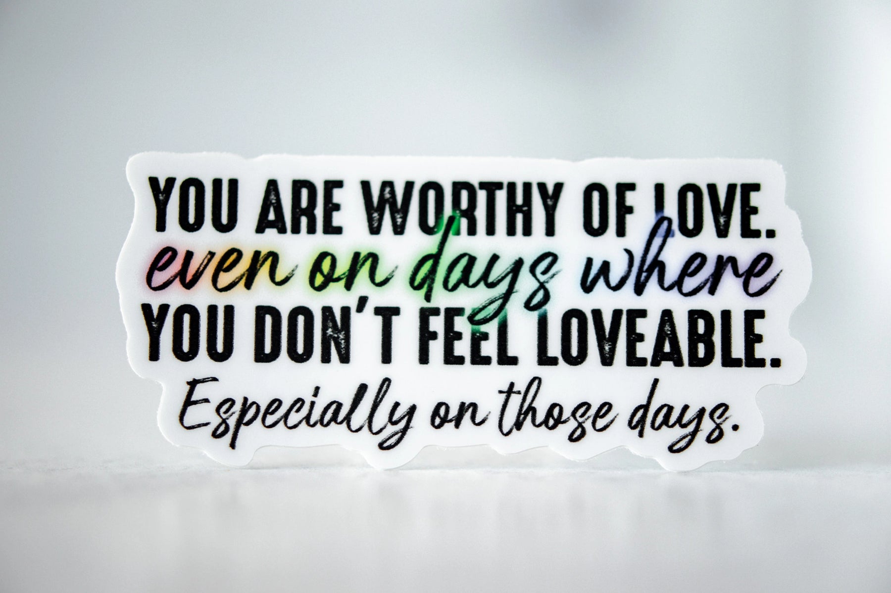 Savannah and James Co - Vinyl Sticker - You Are Worth