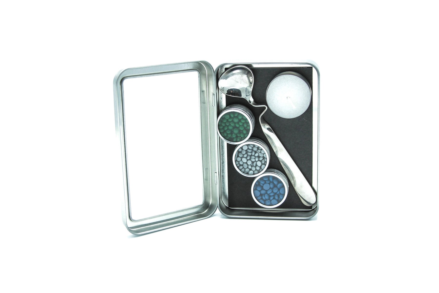 Global Solution Sealing Wax Bead Kit - Green, Silver and Blue