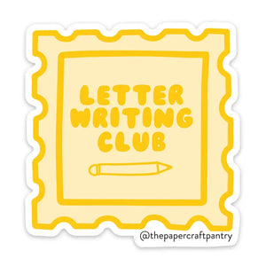 The Paper + Craft Pantry Vinyl Sticker - Letter Writing Club