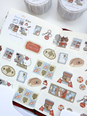 Kuboandlucy Stationery Co. x Idiot Sandwich - My Journal Sips Polaroid Washi Tape V.2