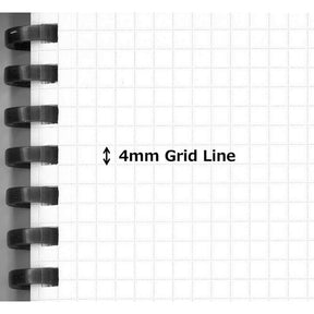 Kokuyo A5 Soft Ring Notebook - 4mm Grid