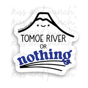 Kiss and Punch - Vinyl Sticker - Tomoe River or Nothing
