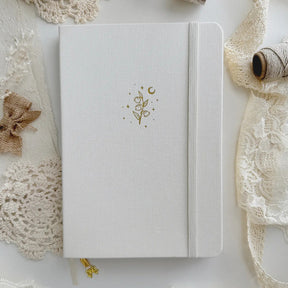 Leelajournals - 160gsm Notebook - Lily of the Valley - Dot