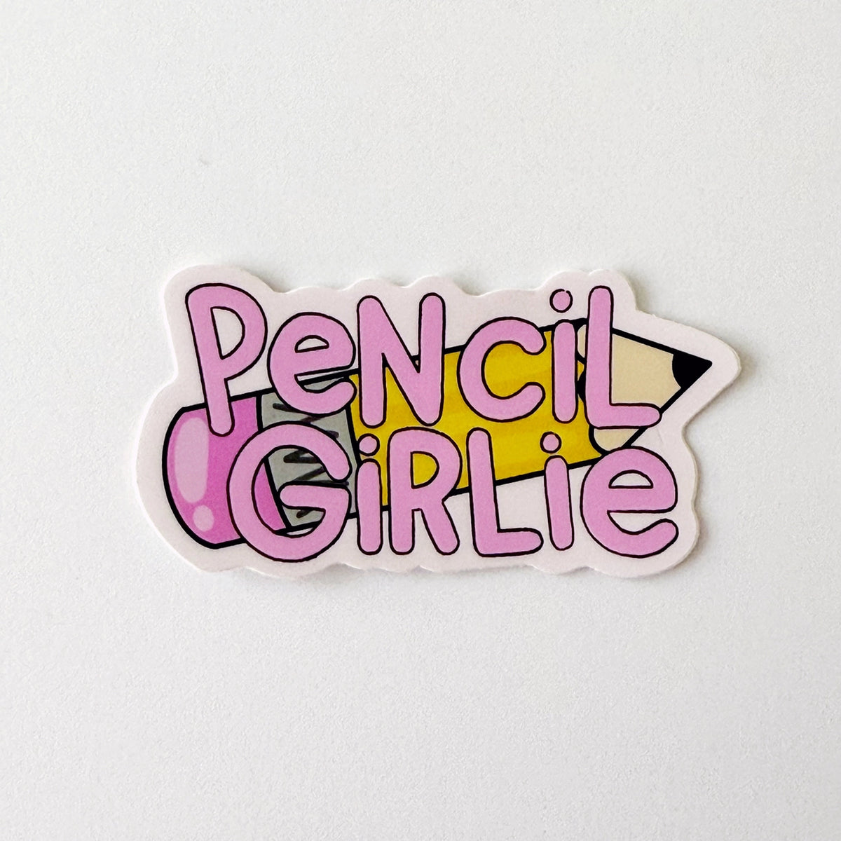 Calliope Pencil Factory - Vinyl Sticker - Pencil Girlie