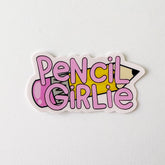 Calliope Pencil Factory - Vinyl Sticker - Pencil Girlie
