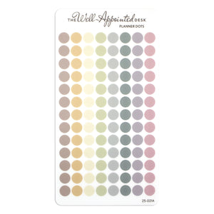 The Well Appointed Desk - Planner Dots Sticker Sheet