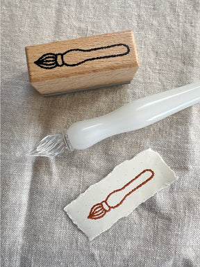Bloom Paper Studio Wooden Stamp - Glass Dip Pen