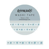 Doohickle Designs - Washi Tape - Light Blue Wonky Stars