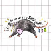 Amy Hartelust Art & Illustration - Vinyl Sticker - Shop Small Possum