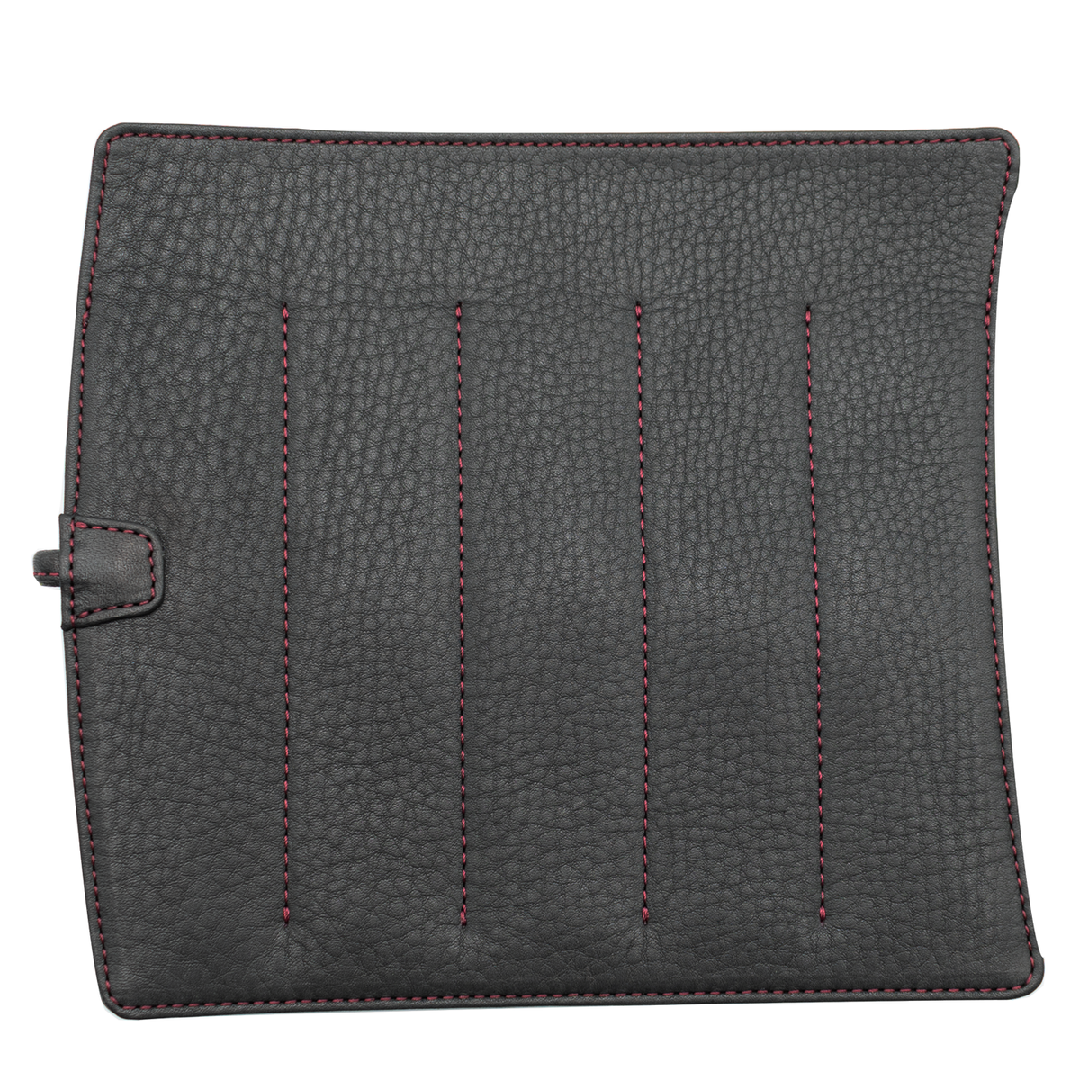 Nagasawa Kip Leather 5 Pen Roll - Black