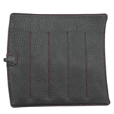 Nagasawa Kip Leather 5 Pen Roll - Black