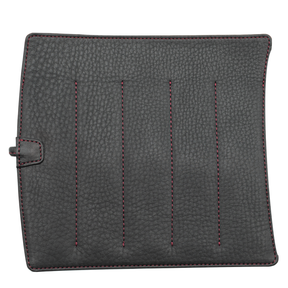 Nagasawa Kip Leather 5 Pen Roll - Black
