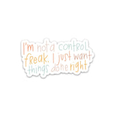 Swaygirls - Vinyl Sticker - Control Freak