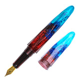 BENU Briolette - Fiery Azure Fountain Pen