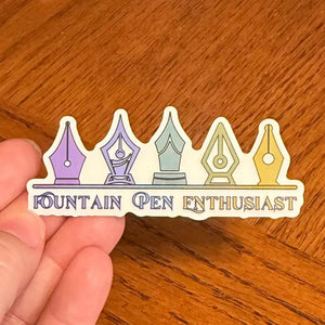 Blueprintery - Sticker - Fountain Pen Enthusiast
