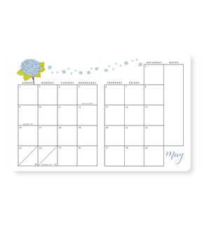 Linda Tong Planners - 2027 Monthly Planner - Cherry Blossom