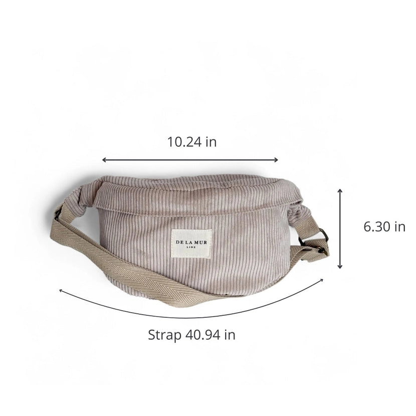De La Mur Line US Inc. - Corduroy Fanny Pack - Taupe