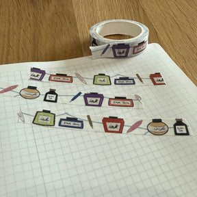 StickersByZach - Washi Tape - Pens & Inks (Mini)