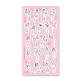 STICKII Sticker Sheet - Tattoo Hands