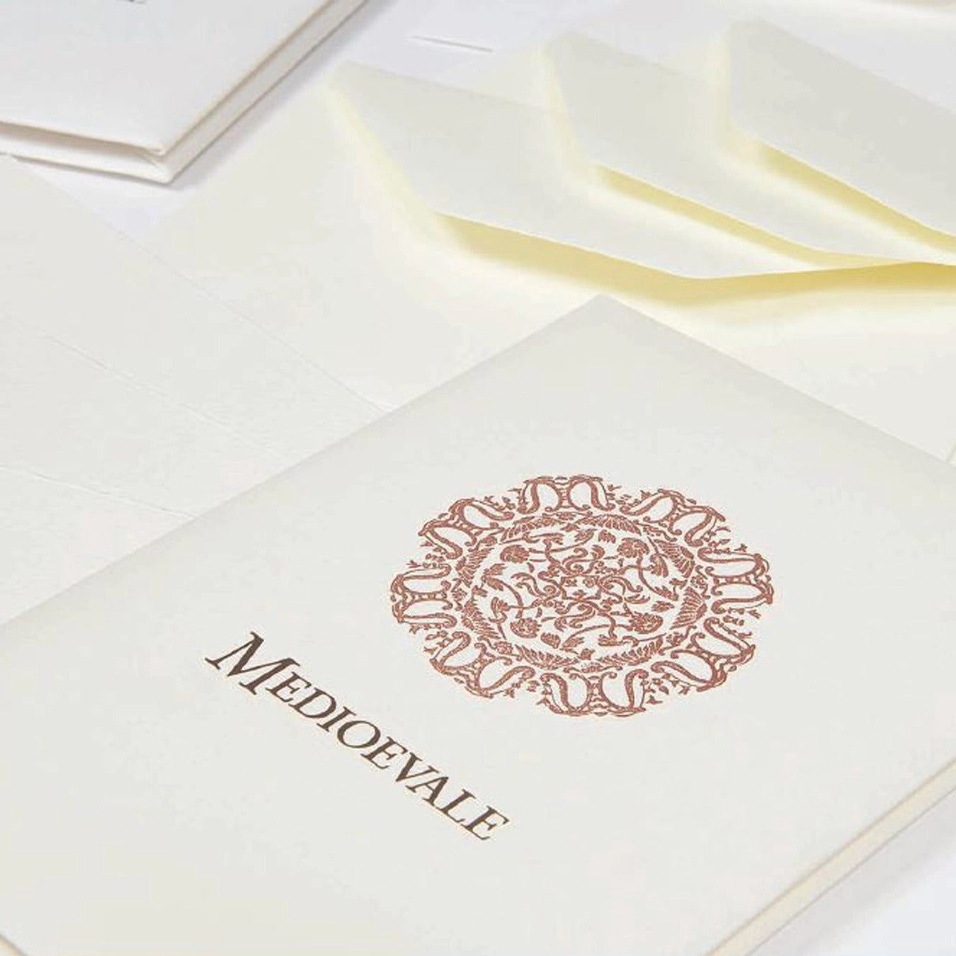 San Lorenzo Note Cards Large - Medioevale Deckled Edge