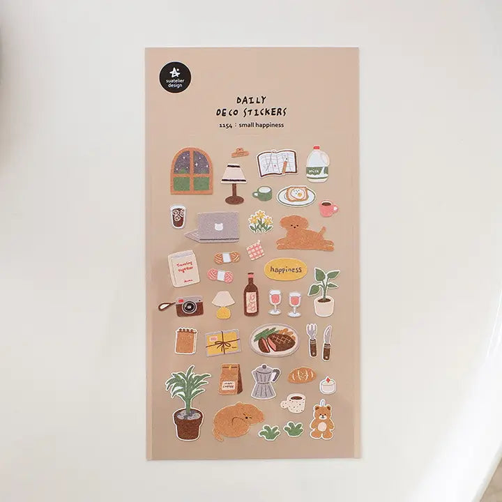 Suatelier Design - Sticker Sheet - Small Happiness
