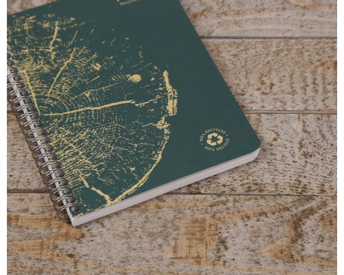 Clairefontaine Forever - A5 Side Wired Bound Lined 100% Recycled Paper
