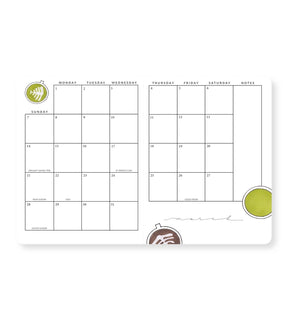 Linda Tong Planners - 2027 Monthly Planner - Cherry Blossom