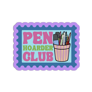 Girls Printing House - Vinyl Sticker - Pen Hoarder Club