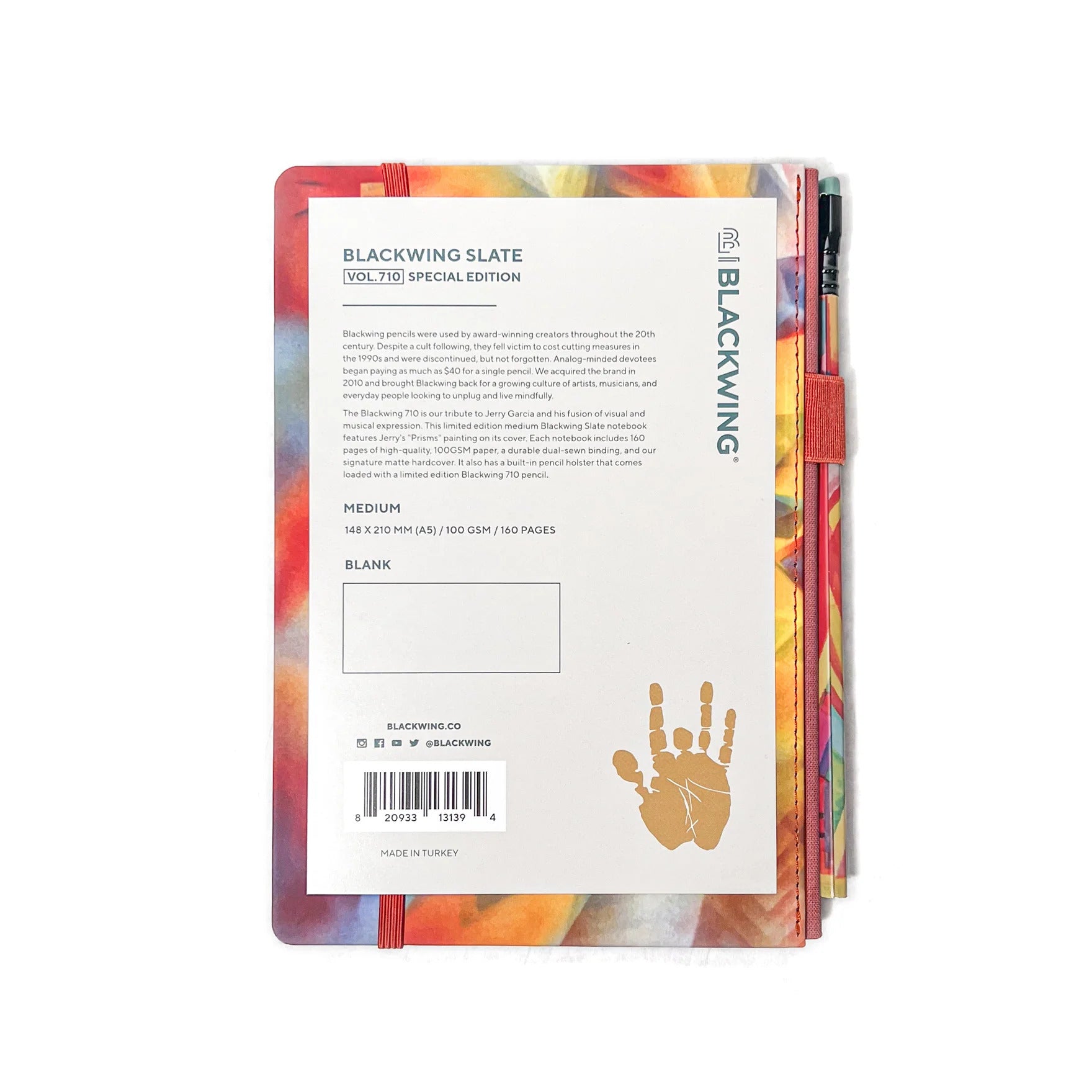 Blackwing Slate Notebook - Medium (A5) Vol. 710 Special Edition Jerry Garcia