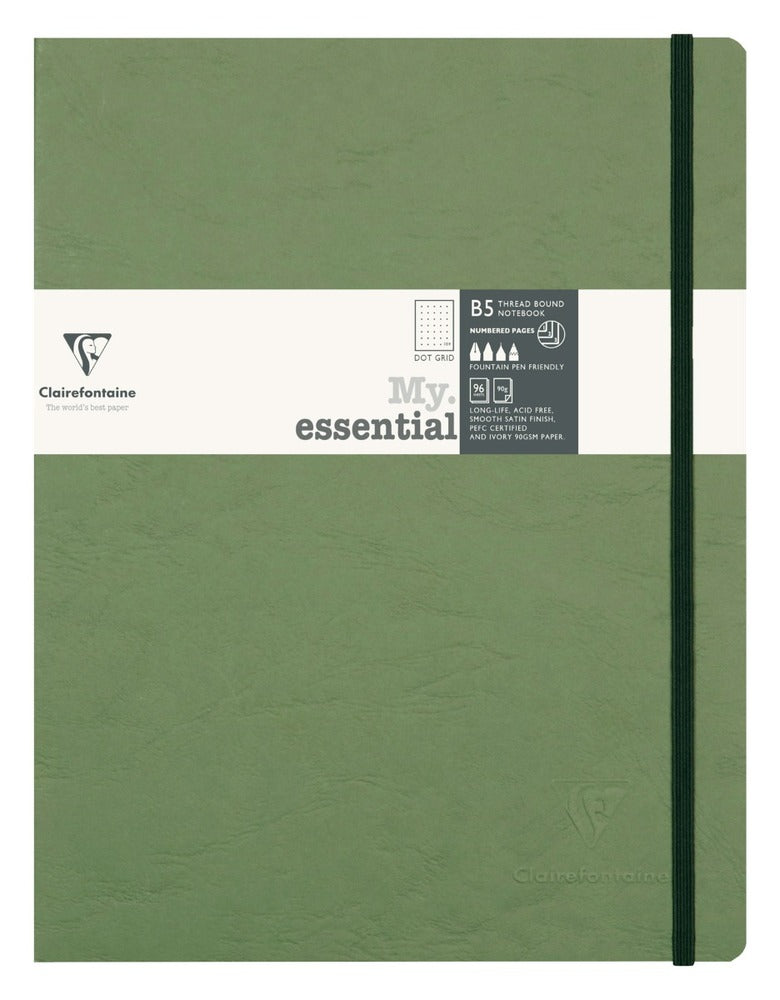 Clairefontaine My Essential B5 Notebook - Dot Grid