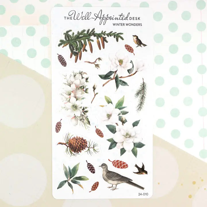 The Well Appointed Desk - Winter Wonders Sticker Sheet