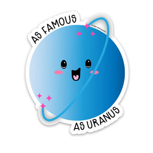 Kiss and Punch - Vinyl Sticker - Famous Uranus