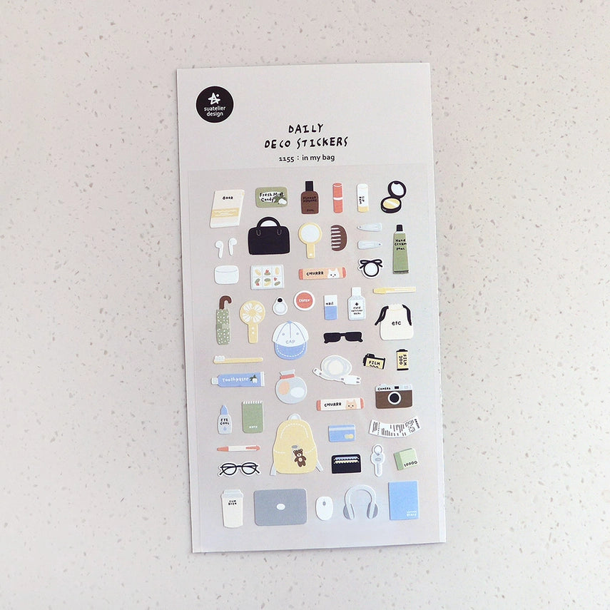 Suatelier Design - Sticker Sheet - In My Bag