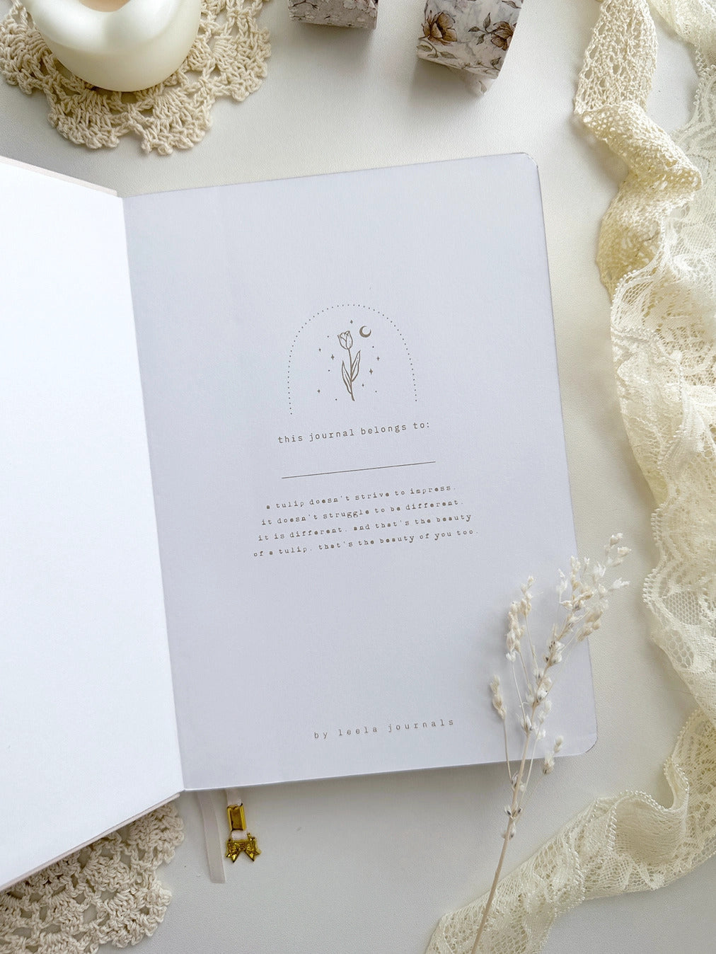 Leelajournals - 120gsm Notebook - Tulip - A5 - Dot