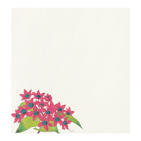 Midori Letter Pad - Four Designs Autumn Fruits 033