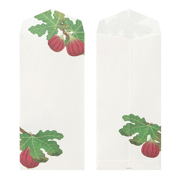Midori Envelopes - Four Designs Autumn Fruits 034