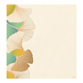 Midori Letter Pad - Foil Stamped Ginkgo Leaf 035