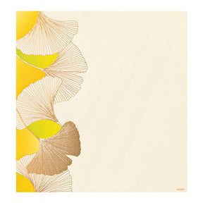 Midori Letter Pad - Foil Stamped Ginkgo Leaf 035